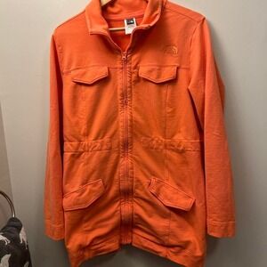 The North Face Jacket full zip fleece Orange